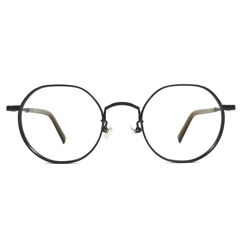 Accrue Eyeglasses Frames Zhivago MB Matte Black Round Full Rim 48-22-148